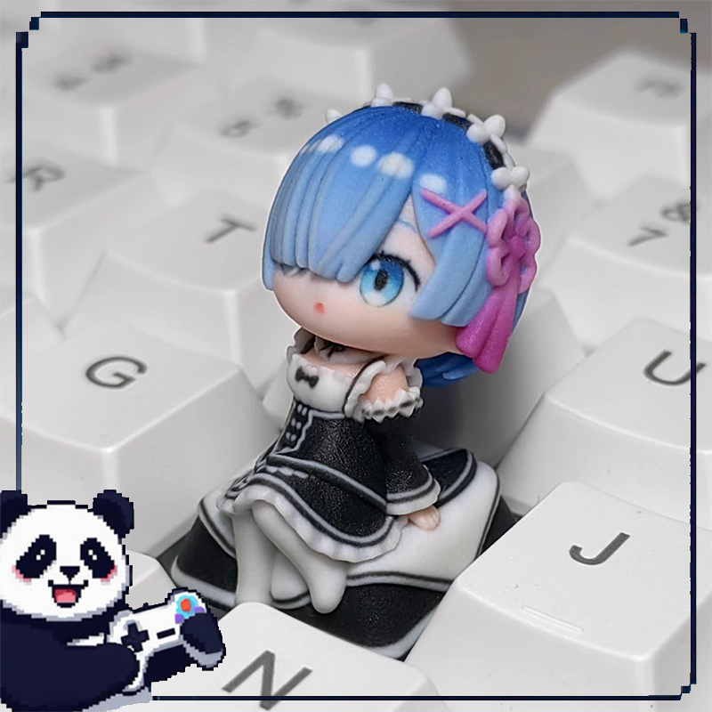 Esports Essential Gaming Pc - Aksesoris Keyboard Mekanik Keycap Anime Girl