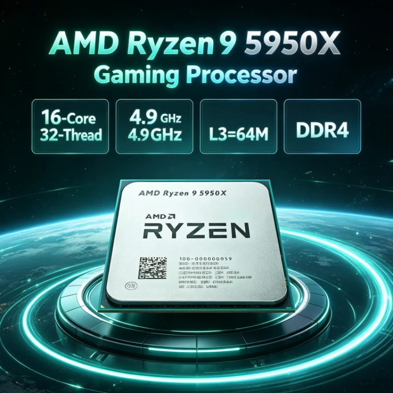 Amd Cpu Ryzen 9 - AMD Ryzen 9 5950X CPU Gaming