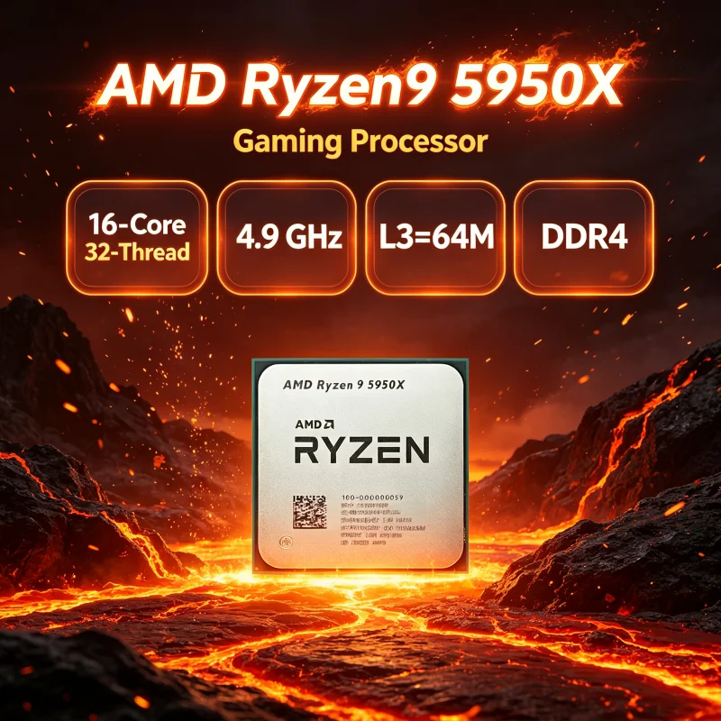 Amd Cpu Ryzen 9 - AMD Ryzen 9 5950X tanpa pendingin
