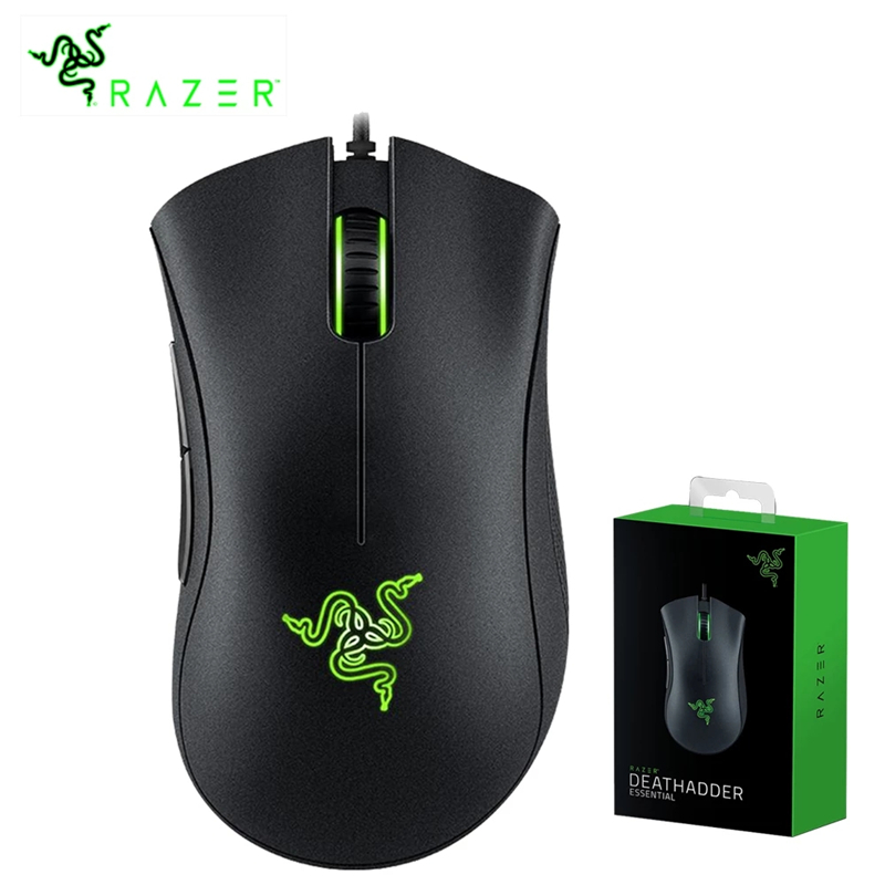 Esports Essential Gaming Pc - Mouse Gaming Kabel Esensial Razer DeathAdder