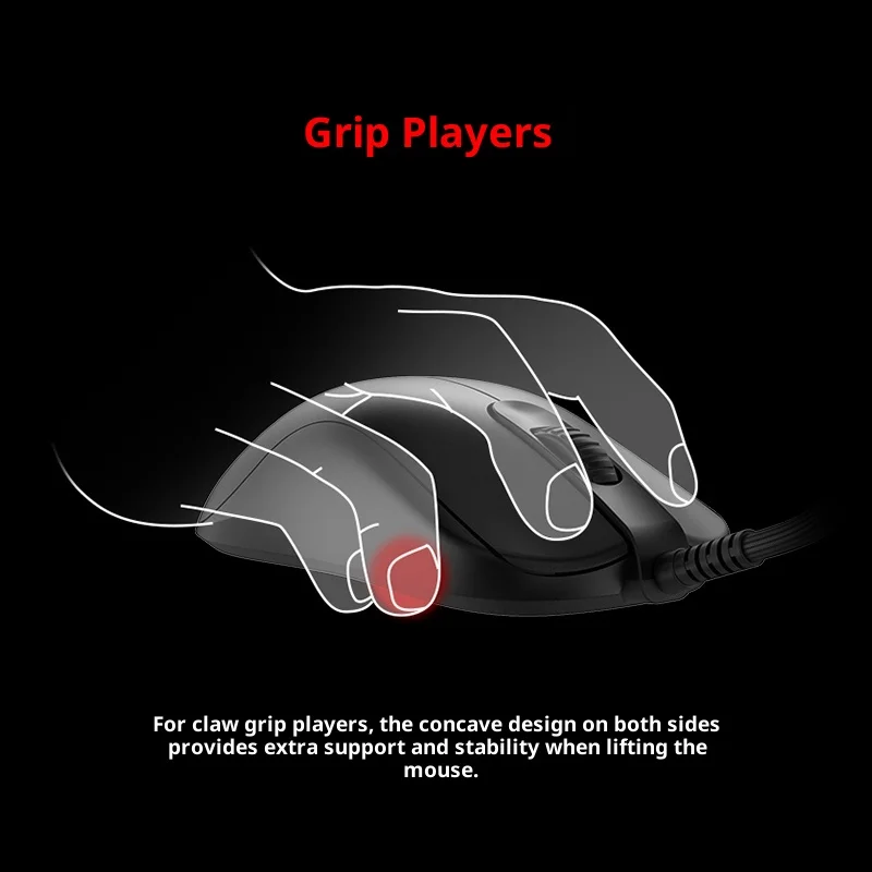 ZOWIE GEAR S-C Series Mouse Es - Esports Gaming Pcs ulasan dan harga