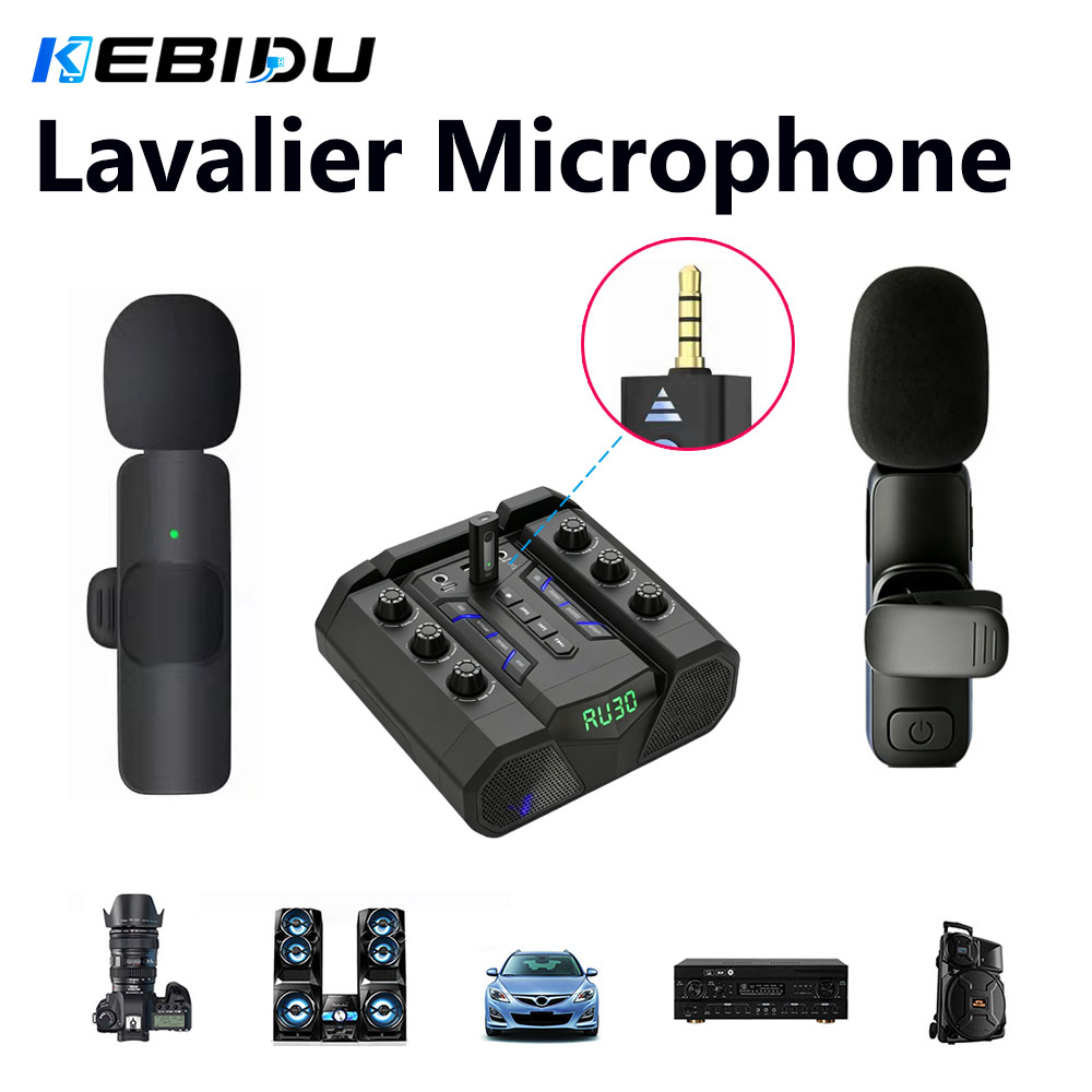 Mikrofon Lavalier Nirkabel KEB - Streaming Mic Condenser ulasan dan harga