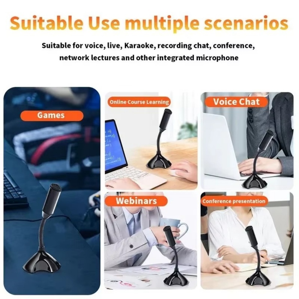 Mikrofon USB untuk Laptop dan  - Streaming Mic Condenser ulasan dan harga
