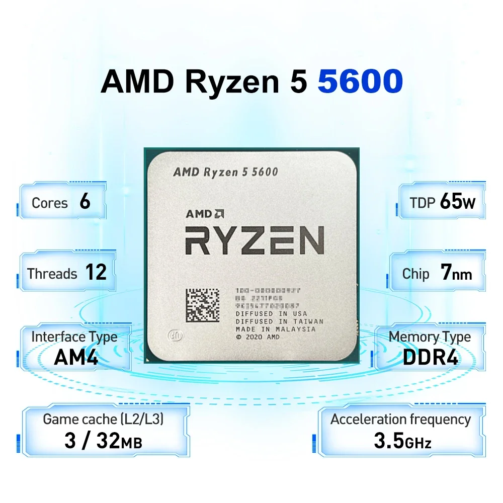 Prosesor PC Gaming AMD Ryzen 5 - Esports Gaming Pcs ulasan dan harga