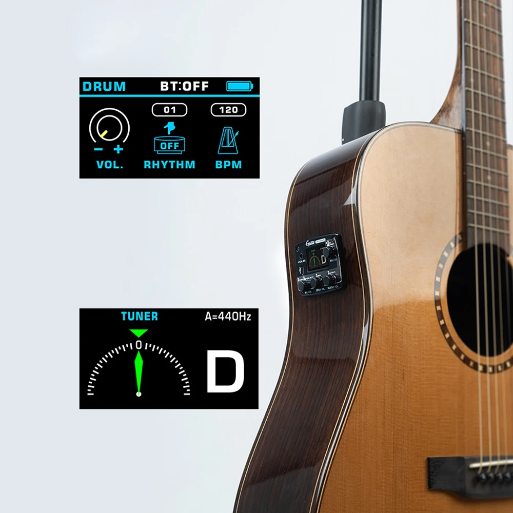 Sistem Pickup Gitar Akustik Gu - Streaming Mic Condenser ulasan dan harga