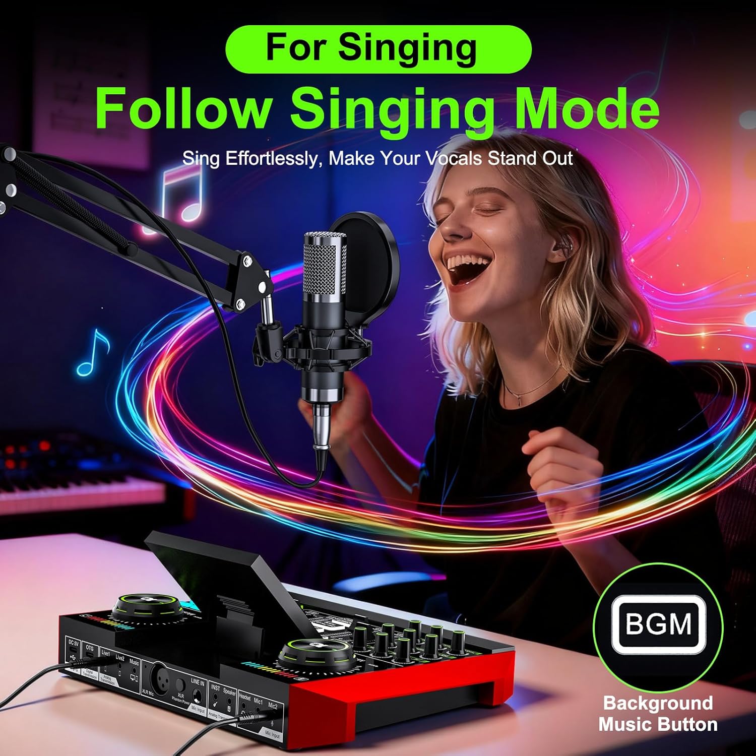 Tenlamp G10 Antarmuka Audio St - Streaming Mic Condenser ulasan dan harga