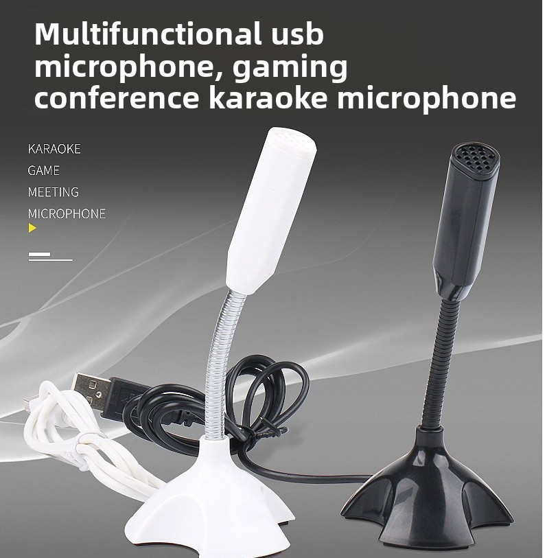 Mikrofon Komputer Desktop USB  - Streaming Mic Condenser ulasan dan harga