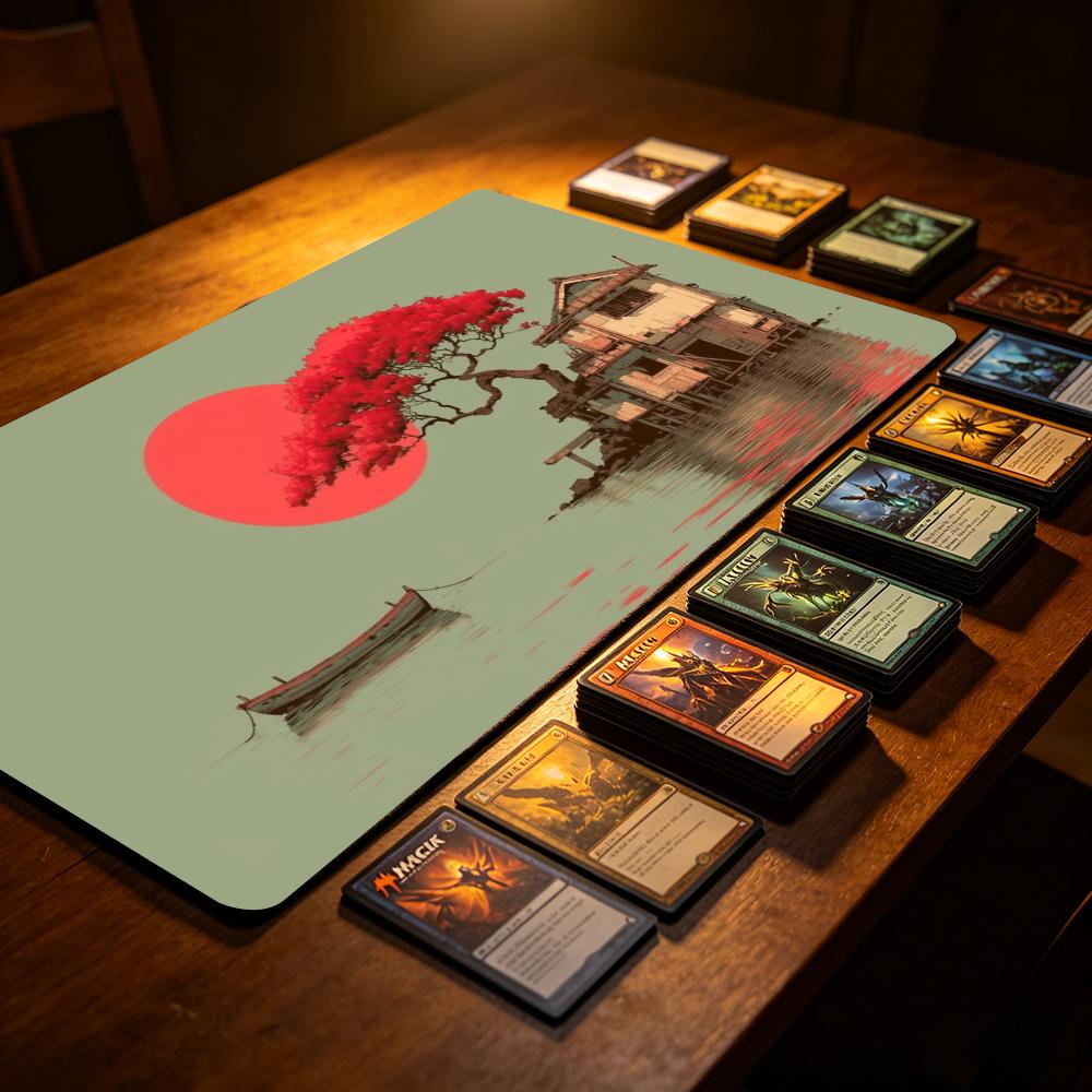 Alas Meja Anti-Selip Ukiyo-e L - Esports Gaming House ulasan dan harga